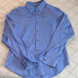 lululemon athletica Casual Blue Button-Down Shirt